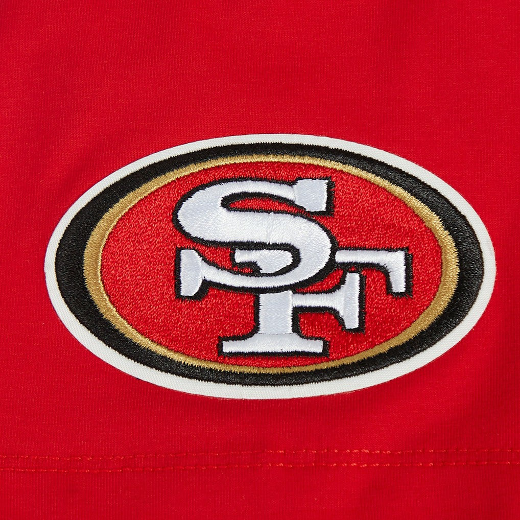 Christian McCaffrey San Francisco 49ers Pro Standard Women's Player Name & Number Cropped Boxy T-Shirt Scarlet | NFL