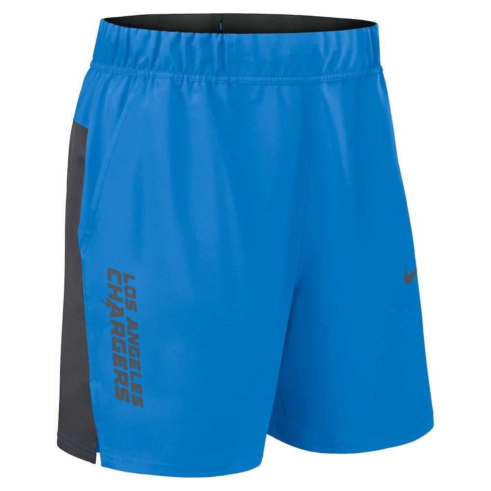 Los Angeles Chargers Woven Victory Dri-FIT Shorts Powder Blue | Nike for Sale