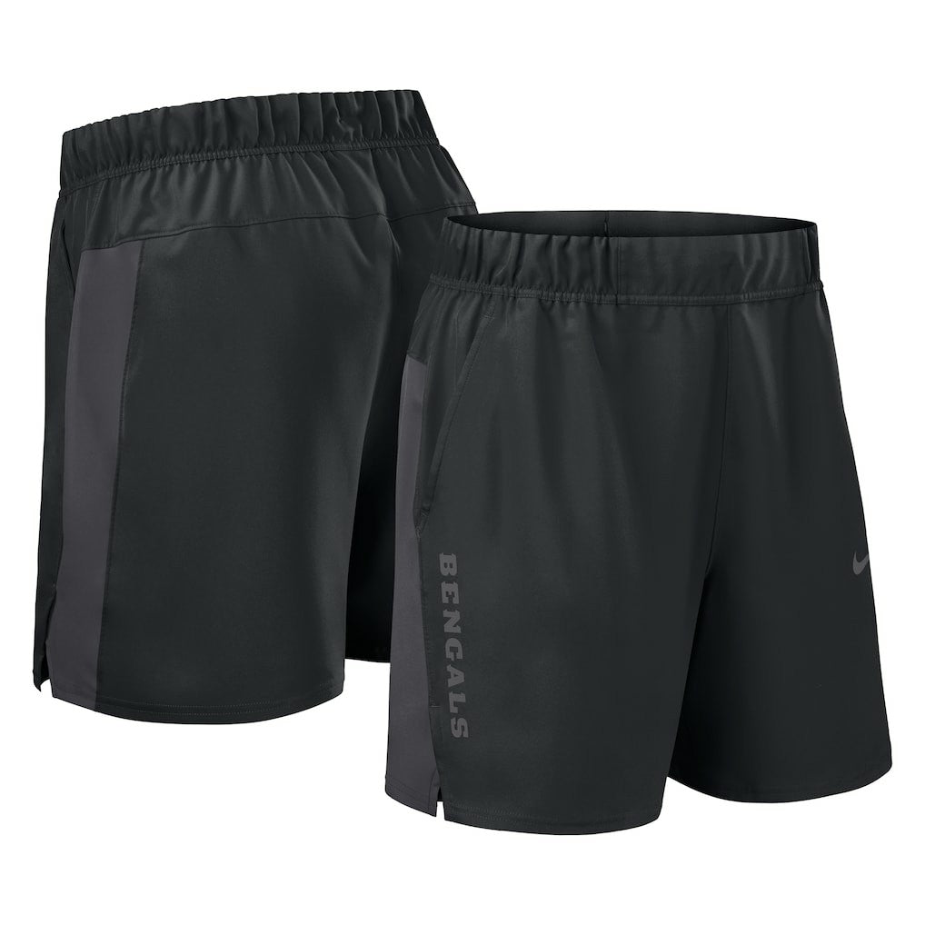 Cincinnati Bengals Woven Victory Dri-FIT Shorts Black | Nike for Sale
