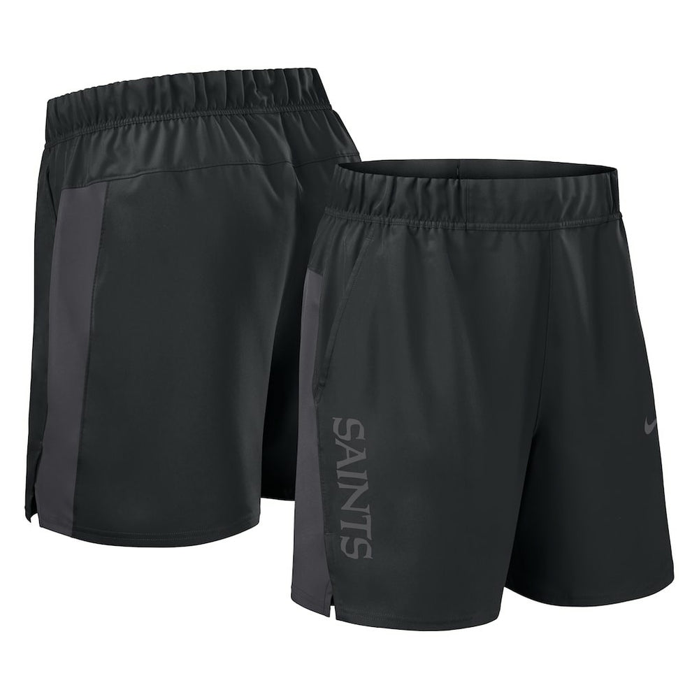 New Orleans Saints Woven Victory Dri-FIT Shorts Black | Nike for Sale