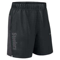 Pittsburgh Steelers Woven Victory Dri-FIT Shorts Black | Nike for Sale