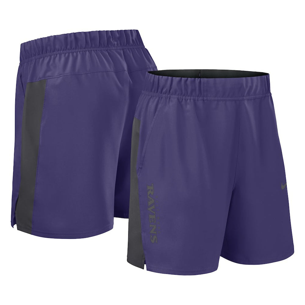 Baltimore Ravens Woven Victory Dri-FIT Shorts Purple | Nike for Sale