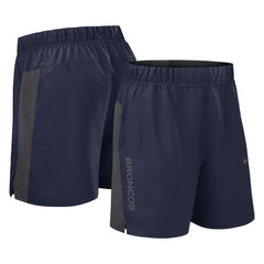 Denver Broncos Woven Victory Dri-FIT Shorts Navy | Nike for Sale