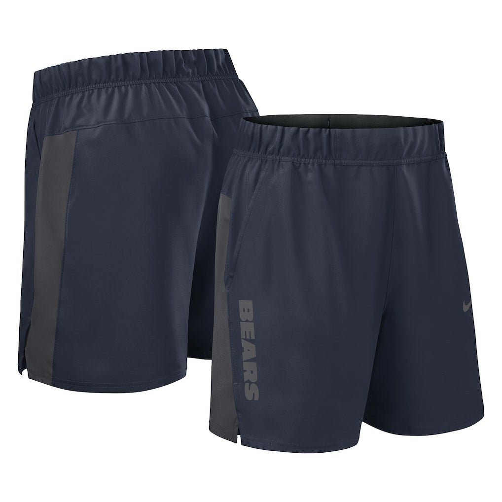 Chicago Bears Woven Victory Dri-FIT Shorts Navy | Nike for Sale