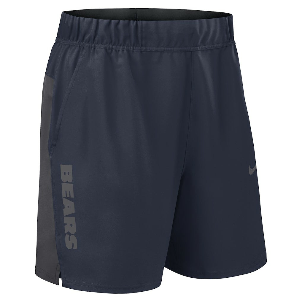 Chicago Bears Woven Victory Dri-FIT Shorts Navy | Nike for Sale