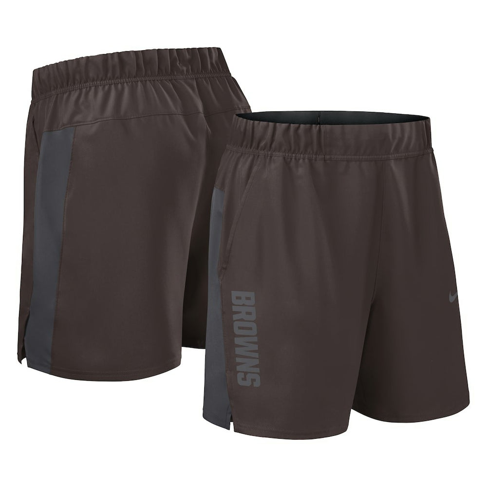 Cleveland Browns Woven Victory Dri-FIT Shorts Brown | Nike for Sale