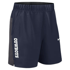 Dallas Cowboys Woven Victory Dri-FIT Shorts Navy | Nike for Sale