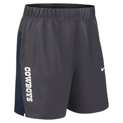 Dallas Cowboys Woven Victory Dri-FIT Shorts Gray | Nike for Sale