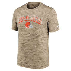 Cleveland Browns Primetime Velocity Dri-FIT T-Shirt Brown | Nike for Sale