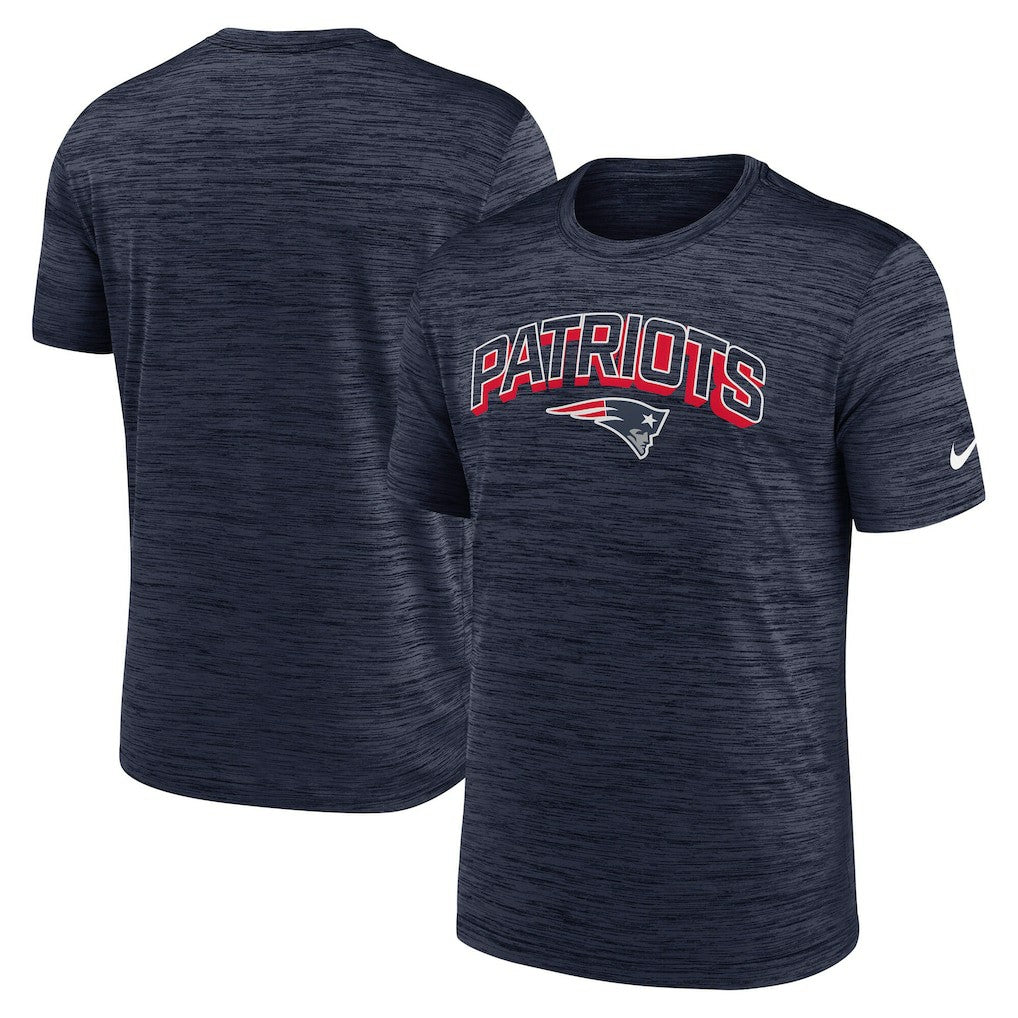 New England Patriots Primetime Velocity Dri-FIT T-Shirt Navy | Nike for Sale