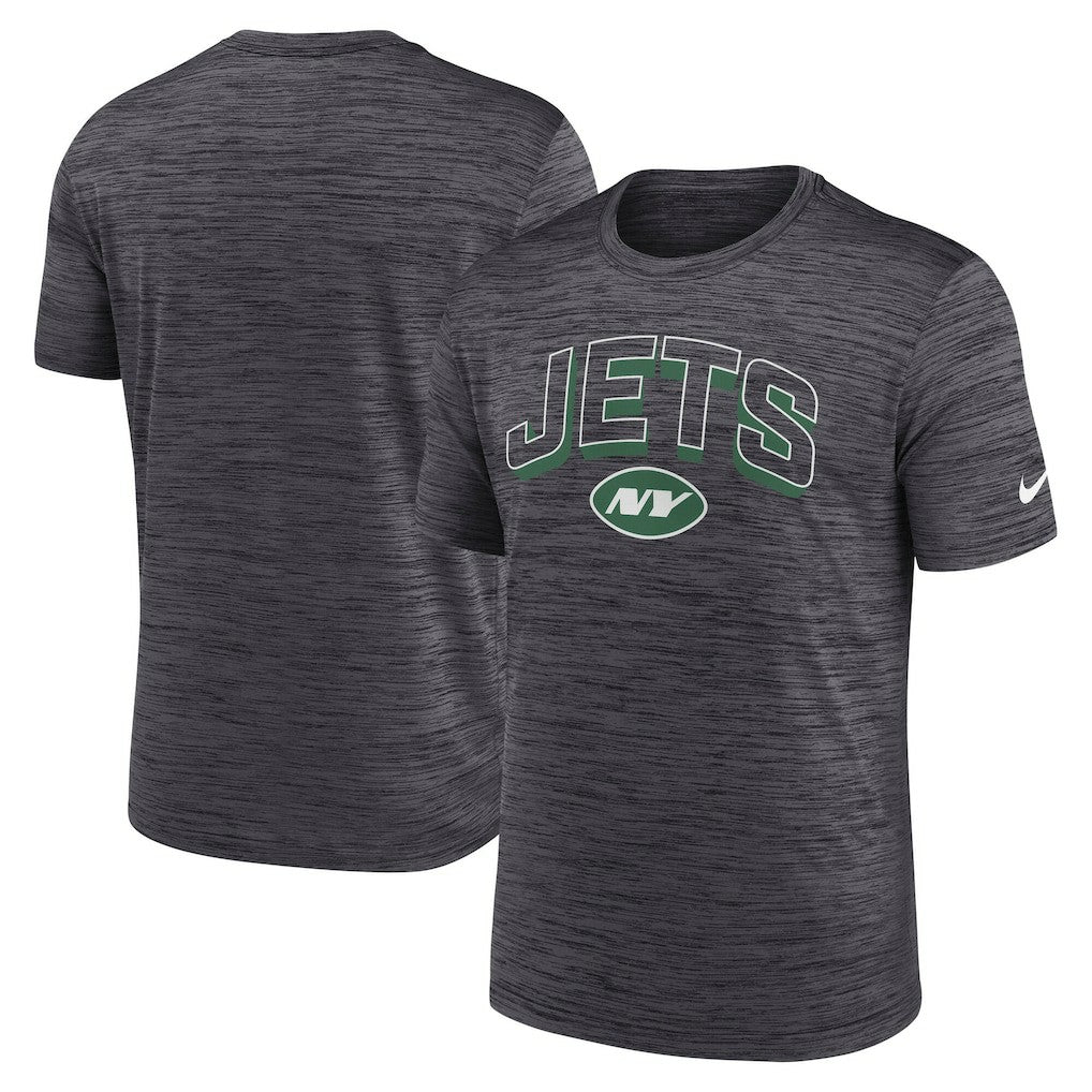 New York Jets Primetime Velocity Dri-FIT T-Shirt Charcoal | Nike for Sale