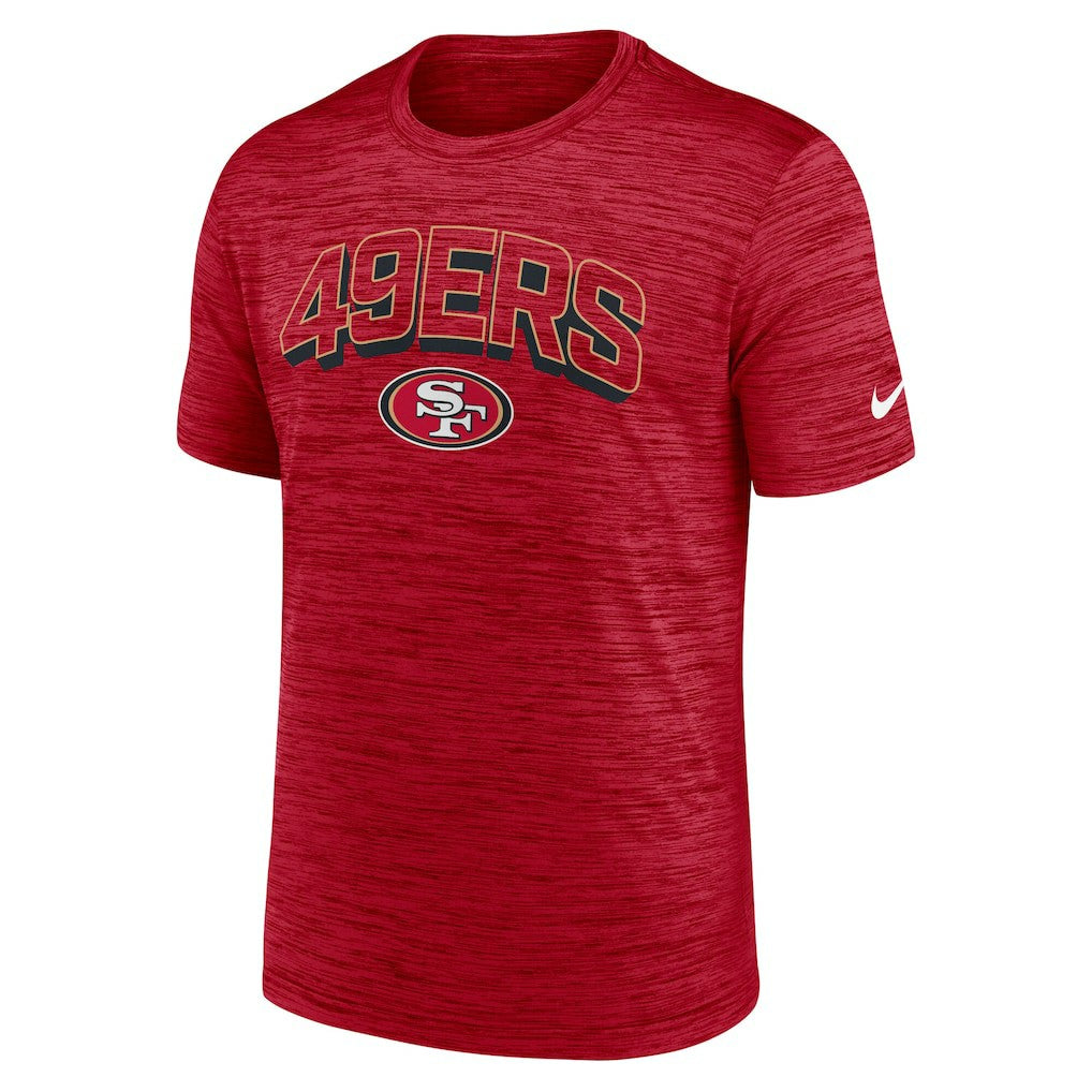 San Francisco 49ers Primetime Velocity Dri-FIT T-Shirt Scarlet | Nike for Sale