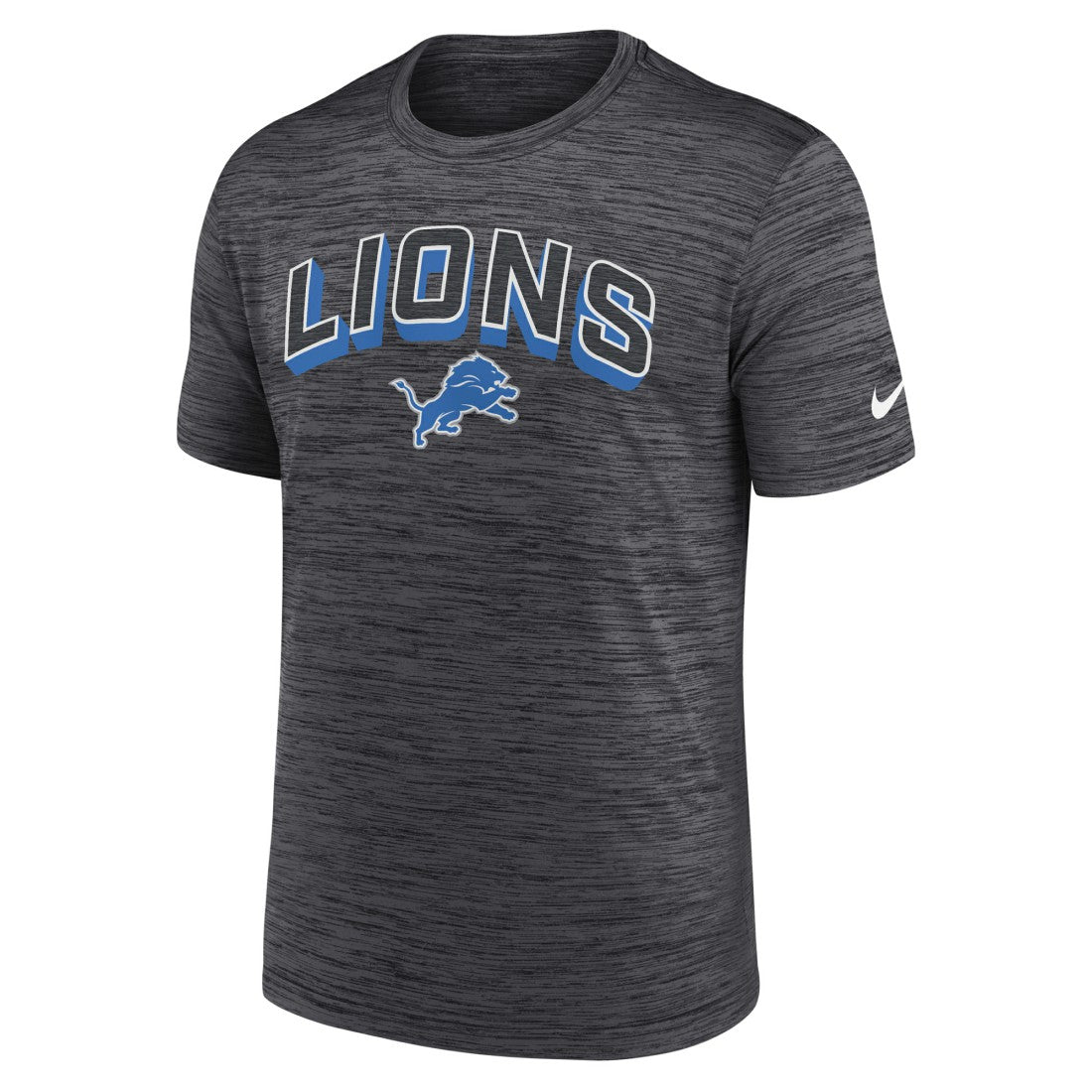 Detroit Lions Primetime Velocity Dri-FIT T-Shirt Charcoal | Nike for Sale