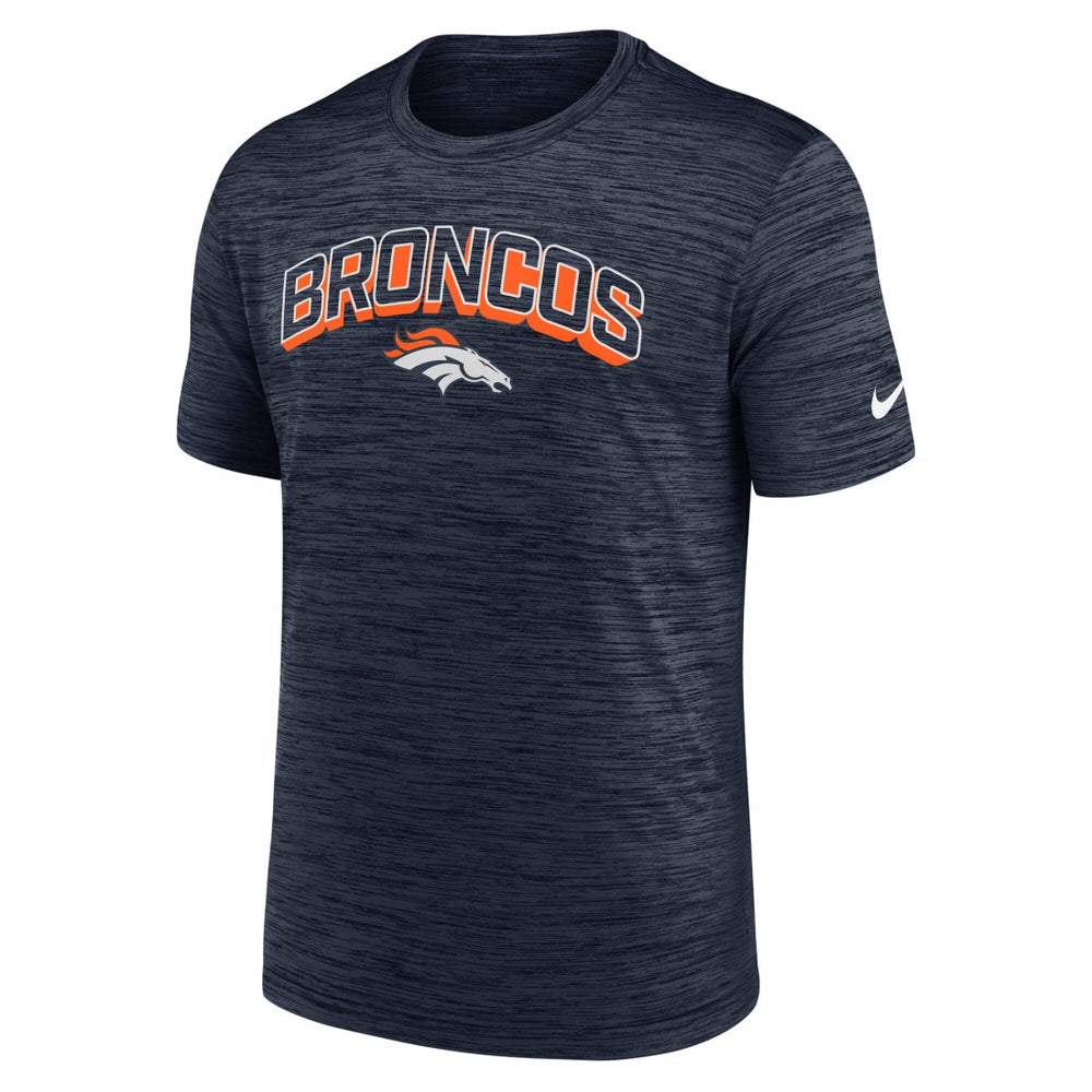 Denver Broncos Primetime Velocity Dri-FIT T-Shirt Navy | Nike for Sale