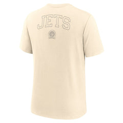 New York Jets Glory Tri-Blend T-Shirt Cream | Nike for Sale