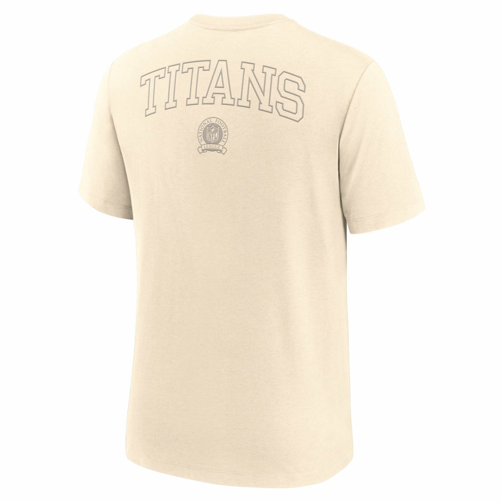 Tennessee Titans Glory Tri-Blend T-Shirt Cream | Nike for Sale