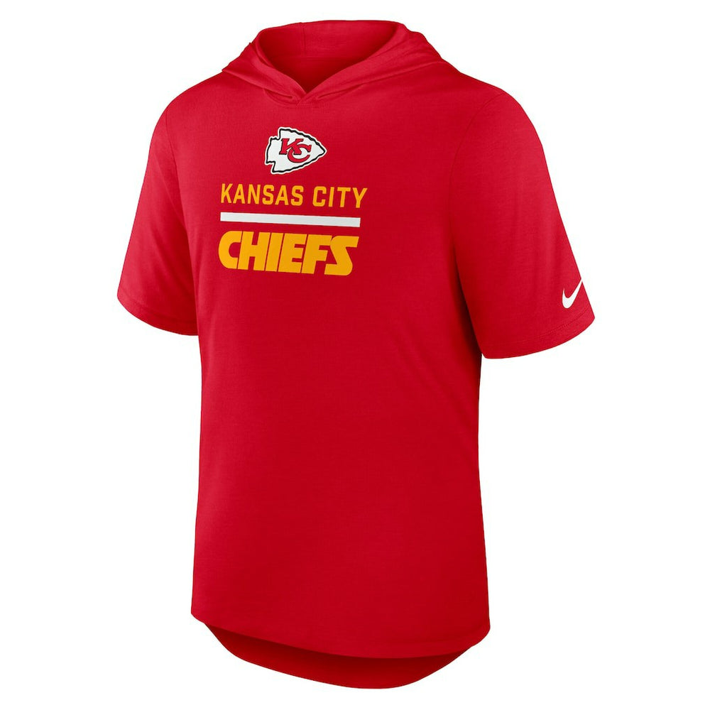 Kansas City Chiefs Lockup Tri-Blend Hoodie T-Shirt Red | Nike for Sale