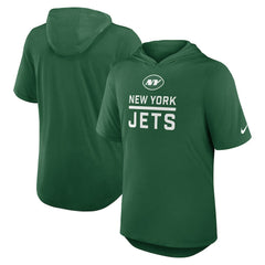 New York Jets Lockup Tri-Blend Hoodie T-Shirt Green | Nike for Sale