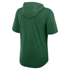 New York Jets Lockup Tri-Blend Hoodie T-Shirt Green | Nike for Sale