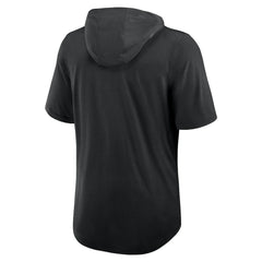 Pittsburgh Steelers Lockup Tri-Blend Hoodie T-Shirt Black | Nike for Sale