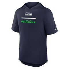 Seattle Seahawks Lockup Tri-Blend Hoodie T-Shirt College Navy | Nike for Sale