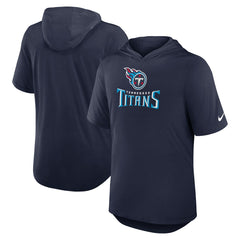 Tennessee Titans Lockup Tri-Blend Hoodie T-Shirt Navy | Nike for Sale