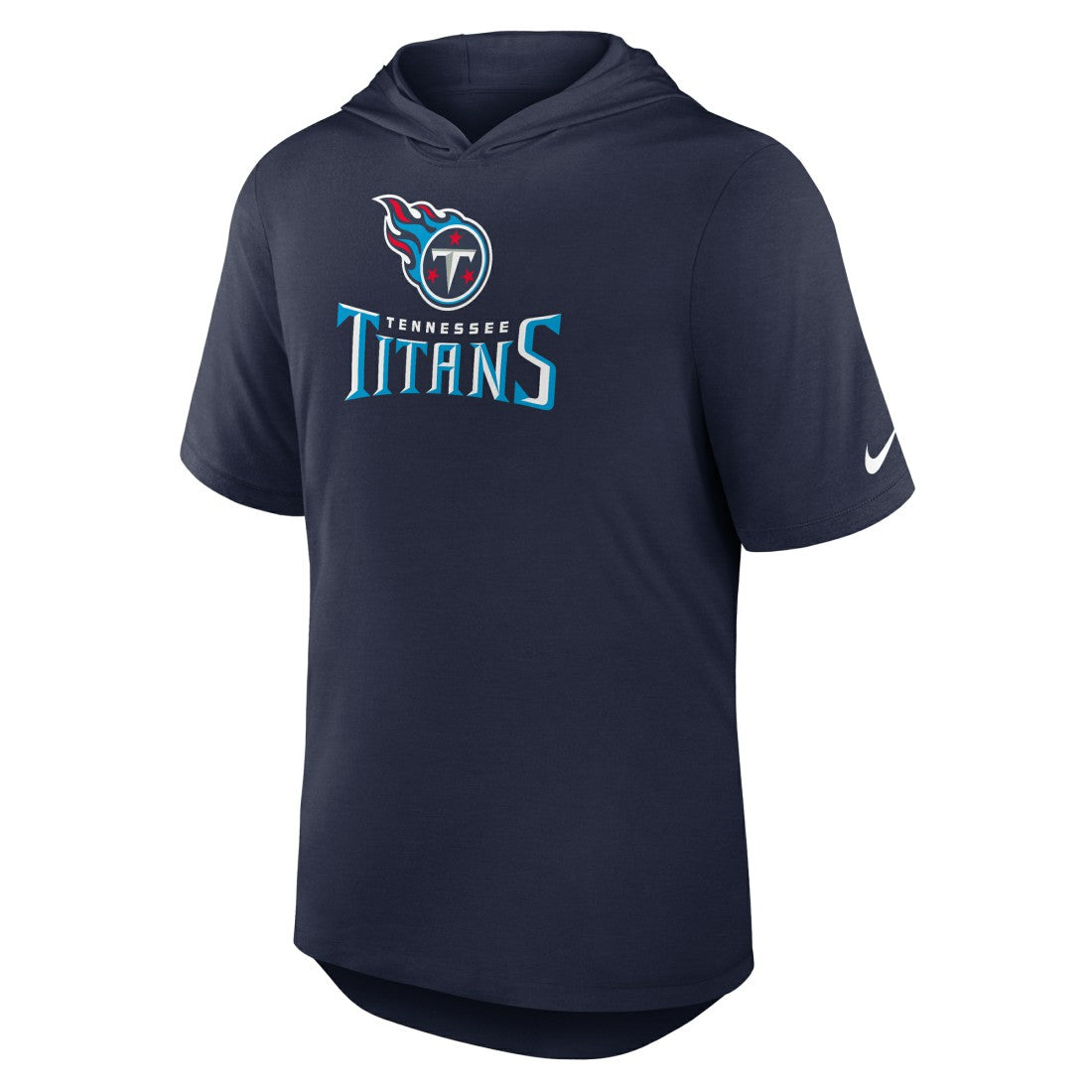 Tennessee Titans Lockup Tri-Blend Hoodie T-Shirt Navy | Nike for Sale