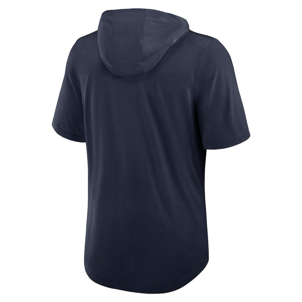 Dallas Cowboys Lockup Tri-Blend Hoodie T-Shirt Navy | Nike for Sale