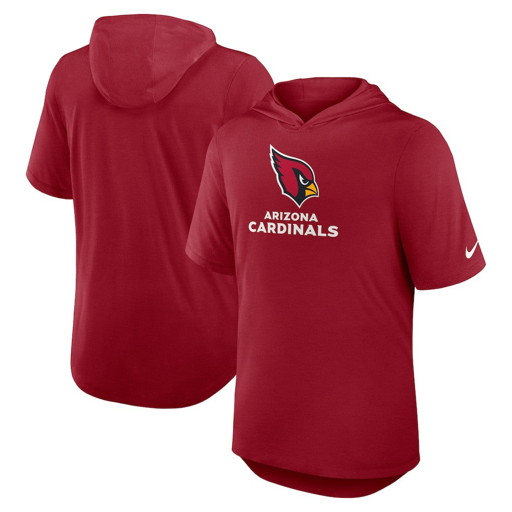 Arizona Cardinals Lockup Tri-Blend Hoodie T-Shirt Cardinal | Nike for Sale