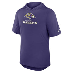 Baltimore Ravens Lockup Tri-Blend Hoodie T-Shirt Purple | Nike for Sale