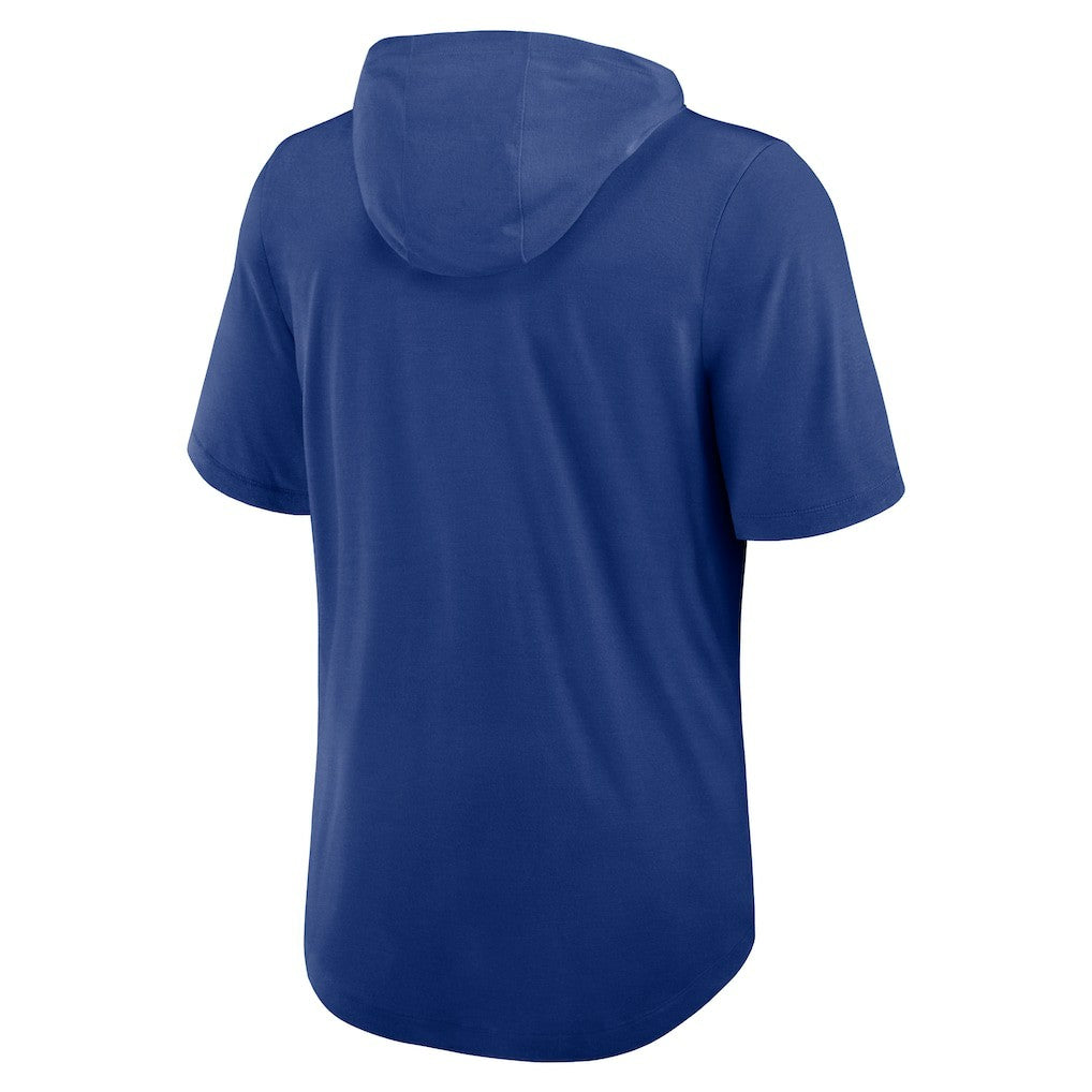 New York Giants Lockup Tri-Blend Hoodie T-Shirt Royal | Nike for Sale