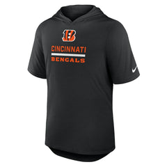 Cincinnati Bengals Lockup Tri-Blend Hoodie T-Shirt Black | Nike for Sale