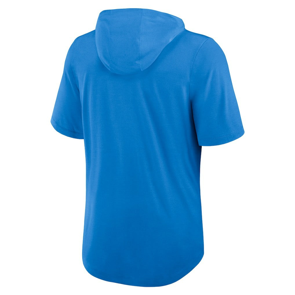 Los Angeles Chargers Lockup Tri-Blend Hoodie T-Shirt Powder Blue | Nike for Sale