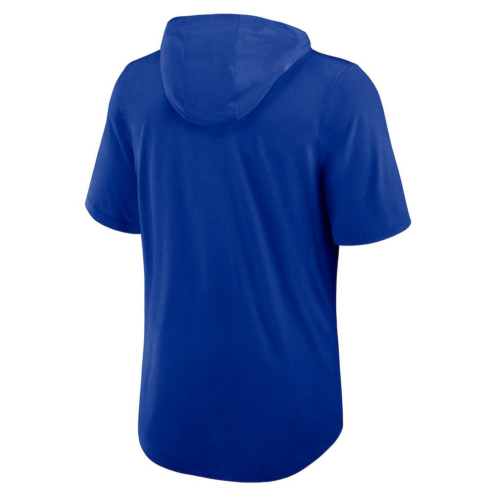 Buffalo Bills Lockup Tri-Blend Hoodie T-Shirt Royal | Nike for Sale