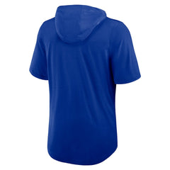 Buffalo Bills Lockup Tri-Blend Hoodie T-Shirt Royal | Nike for Sale