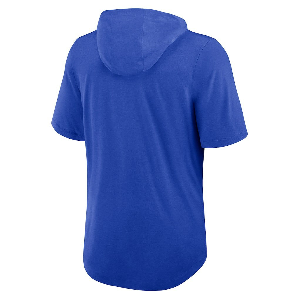 Los Angeles Rams Lockup Tri-Blend Hoodie T-Shirt Royal | Nike for Sale