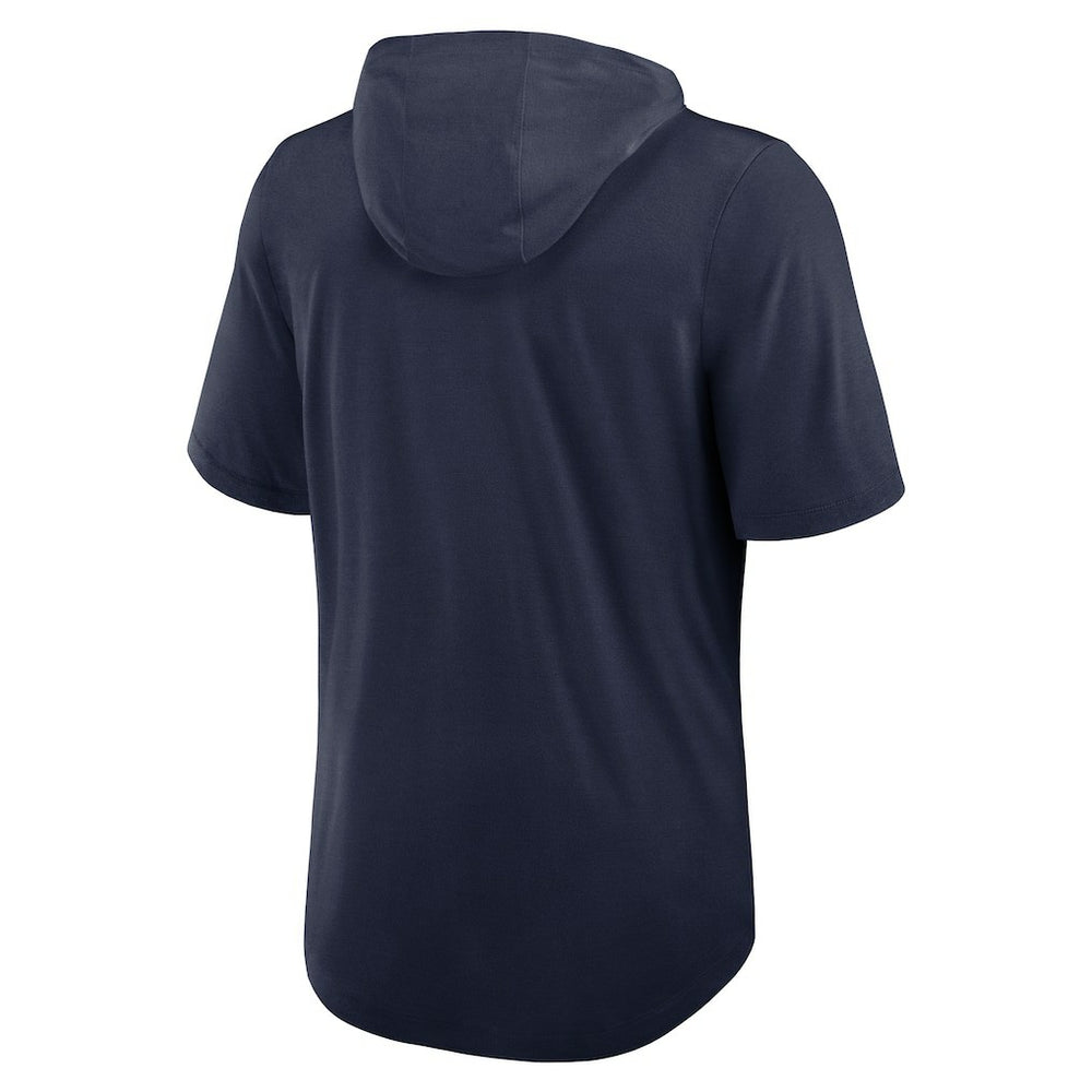 New England Patriots Lockup Tri-Blend Hoodie T-Shirt Navy | Nike for Sale