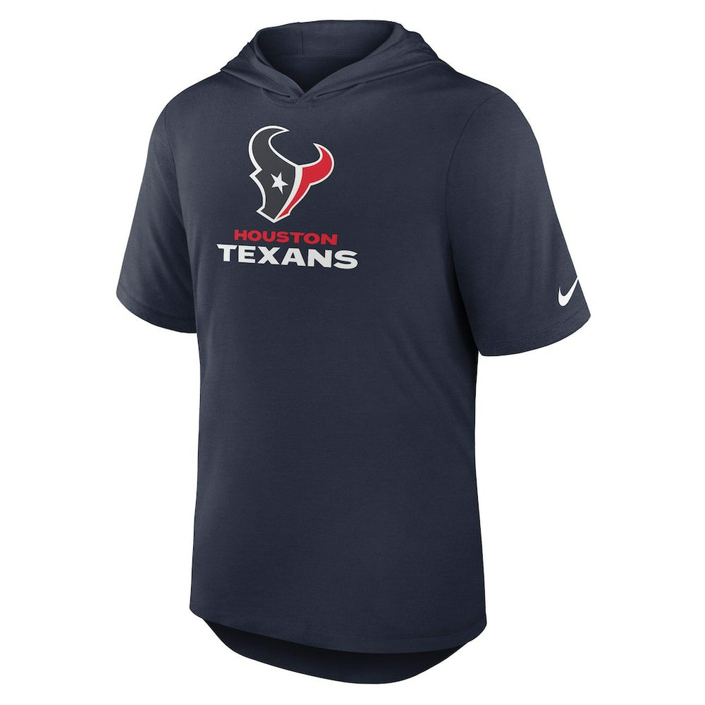 Houston Texans Lockup Tri-Blend Hoodie T-Shirt Navy | Nike for Sale