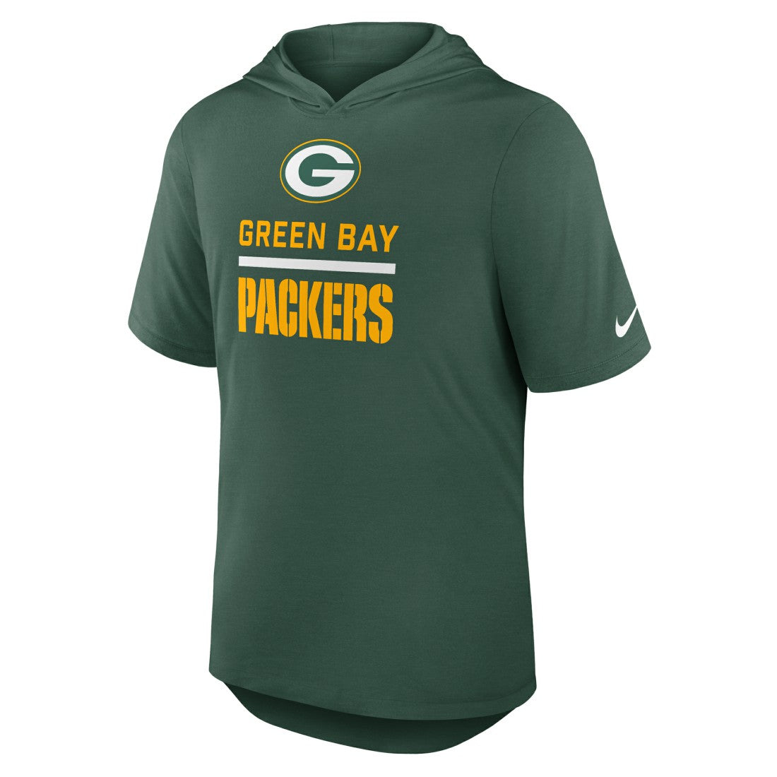 Green Bay Packers Lockup Tri-Blend Hoodie T-Shirt Green | Nike for Sale