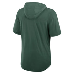 Green Bay Packers Lockup Tri-Blend Hoodie T-Shirt Green | Nike for Sale