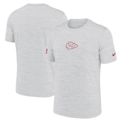 Kansas City Chiefs Sideline Velocity Dri-FIT T-Shirt - Ash | Nike for Sale