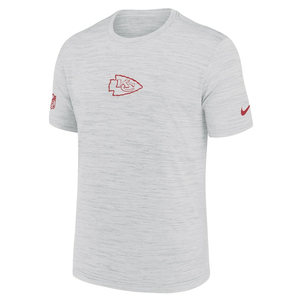 Kansas City Chiefs Sideline Velocity Dri-FIT T-Shirt - Ash | Nike for Sale