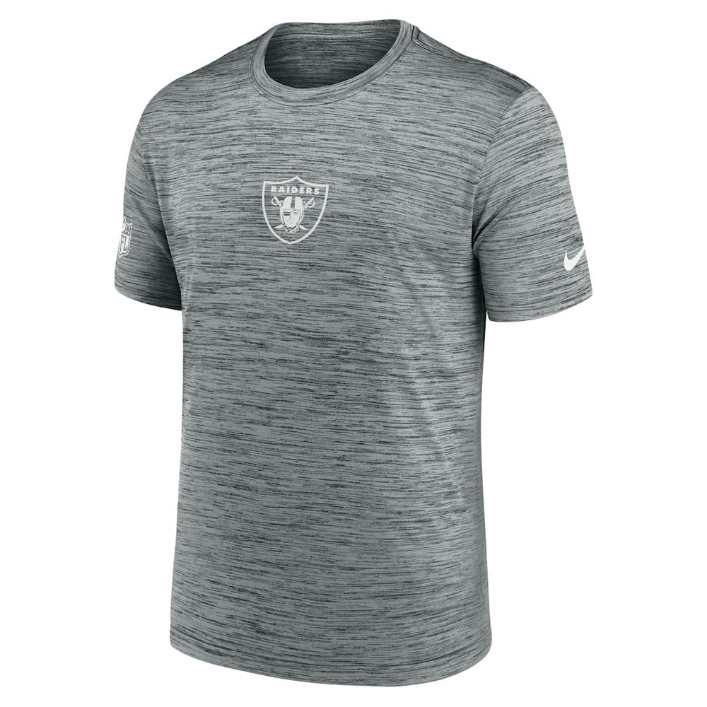 Las Vegas Raiders Sideline Velocity Dri-FIT T-Shirt - Gray | Nike for Sale