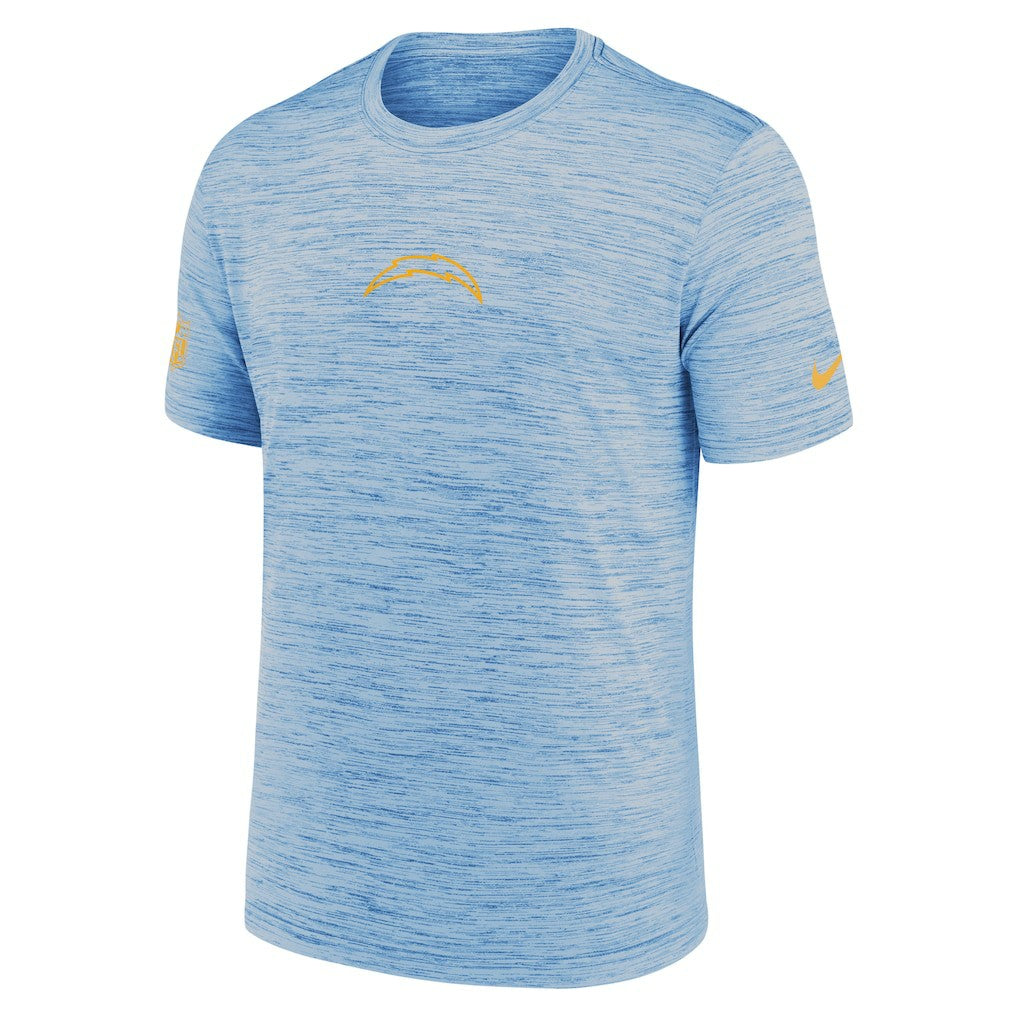 Los Angeles Chargers Sideline Velocity Dri-FIT T-Shirt - Powder Blue | Nike for Sale
