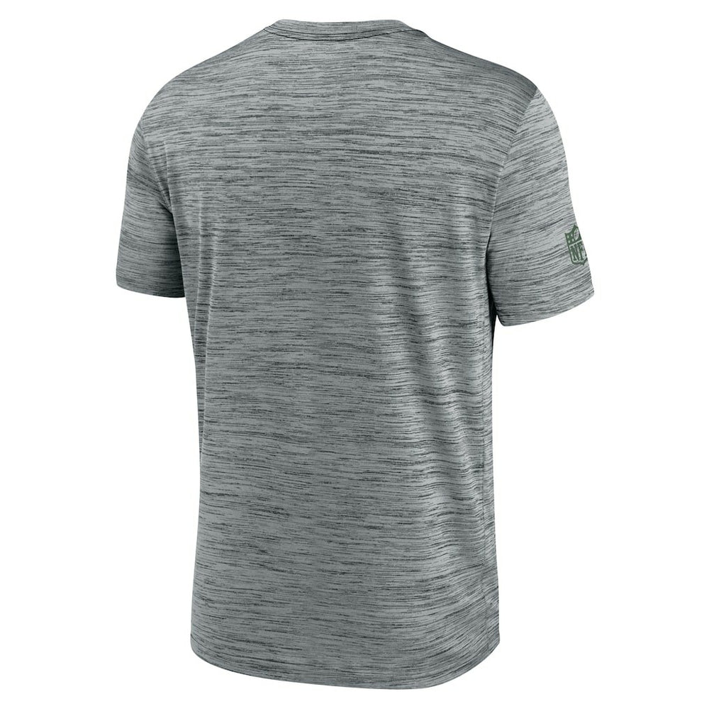 New York Jets Sideline Velocity Dri-FIT T-Shirt - Gray | Nike for Sale