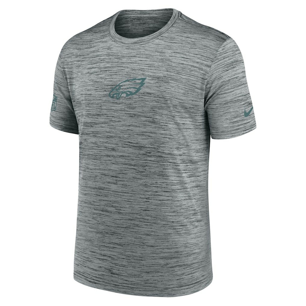 Philadelphia Eagles Sideline Velocity Dri-FIT T-Shirt - Gray | Nike for Sale
