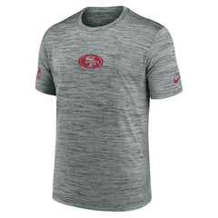 San Francisco 49ers Sideline Velocity Dri-FIT T-Shirt - Gray | Nike for Sale