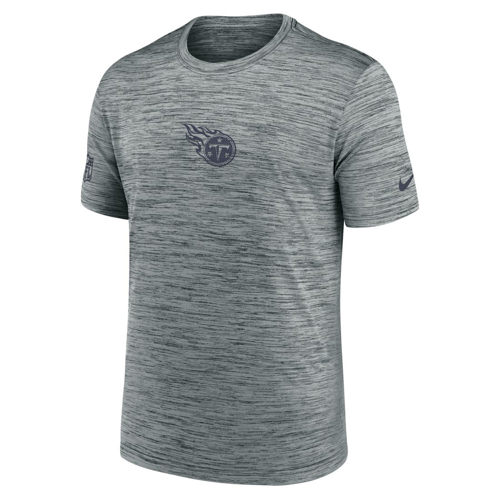 Tennessee Titans Sideline Velocity Dri-FIT T-Shirt - Gray | Nike for Sale