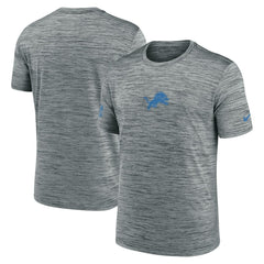 Detroit Lions Sideline Velocity Dri-FIT T-Shirt - Gray | Nike for Sale