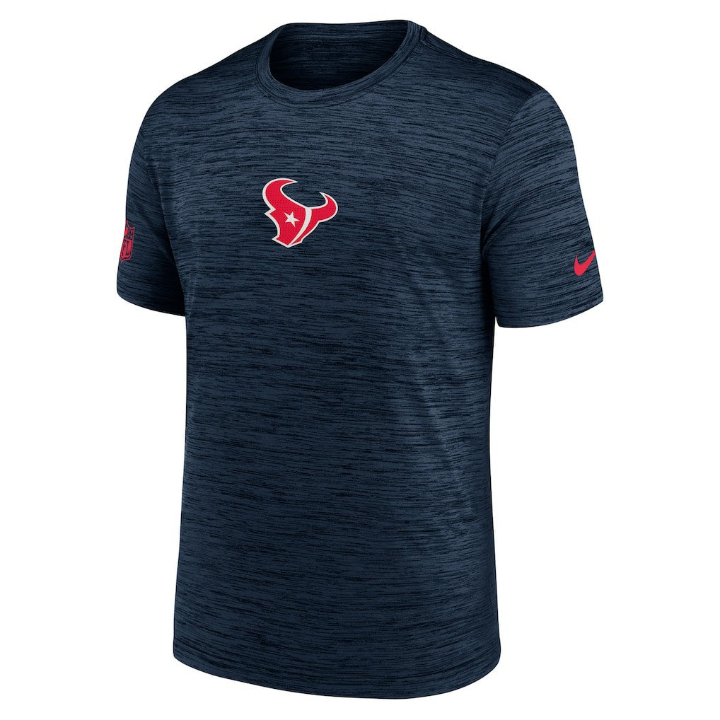 Houston Texans Sideline Velocity Dri-FIT T-Shirt - Navy | Nike for Sale